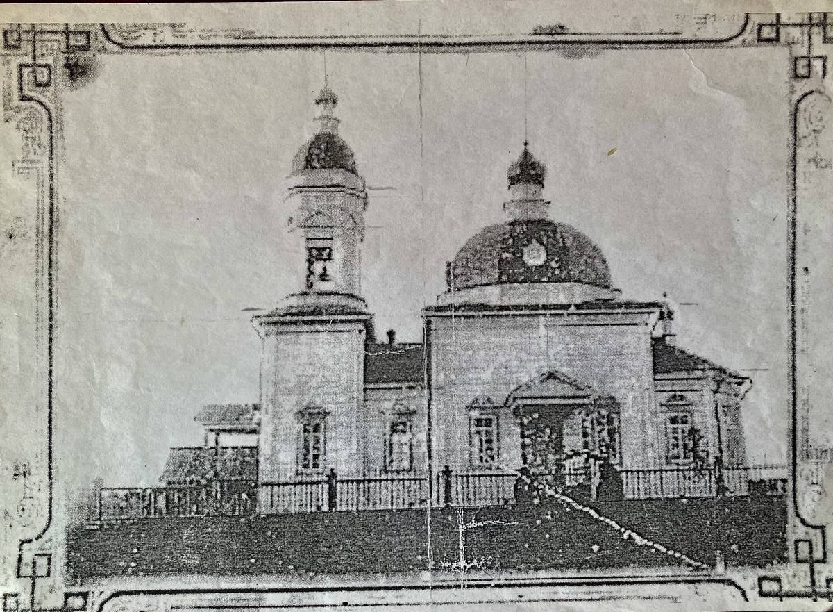 Церковь Троицы Живоначальной (старая), Залесово (Залесовский район, Алтайский край). архивная фотография, Фотография из архива Троицкой церкви ( новой)