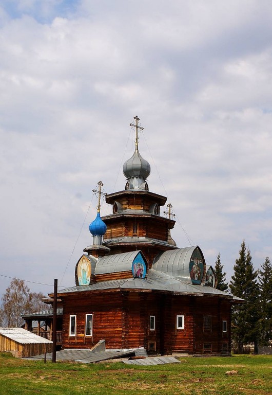 Церковь Преображения Господня, Озерки (Тальменский район, Алтайский край). фасады