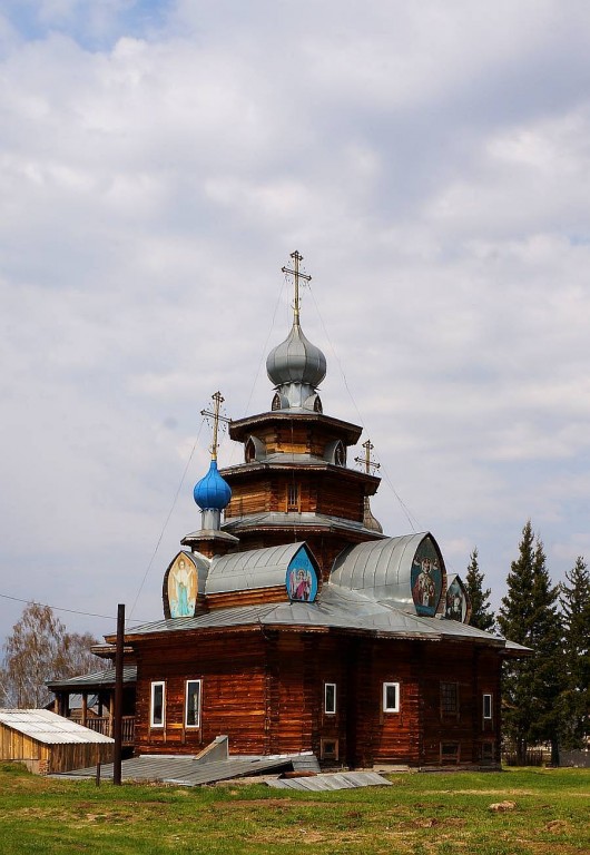 Озерки. Церковь Спаса Преображения. фасады