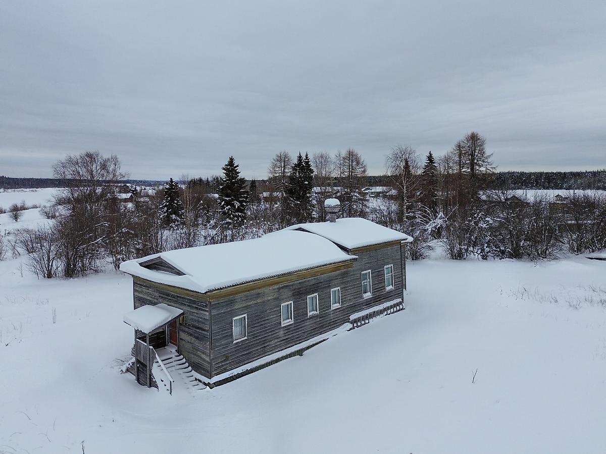 фасады. Церковь Георгия Победоносца, Верхняя Паленьга (Холмогорский район, Архангельская область)
