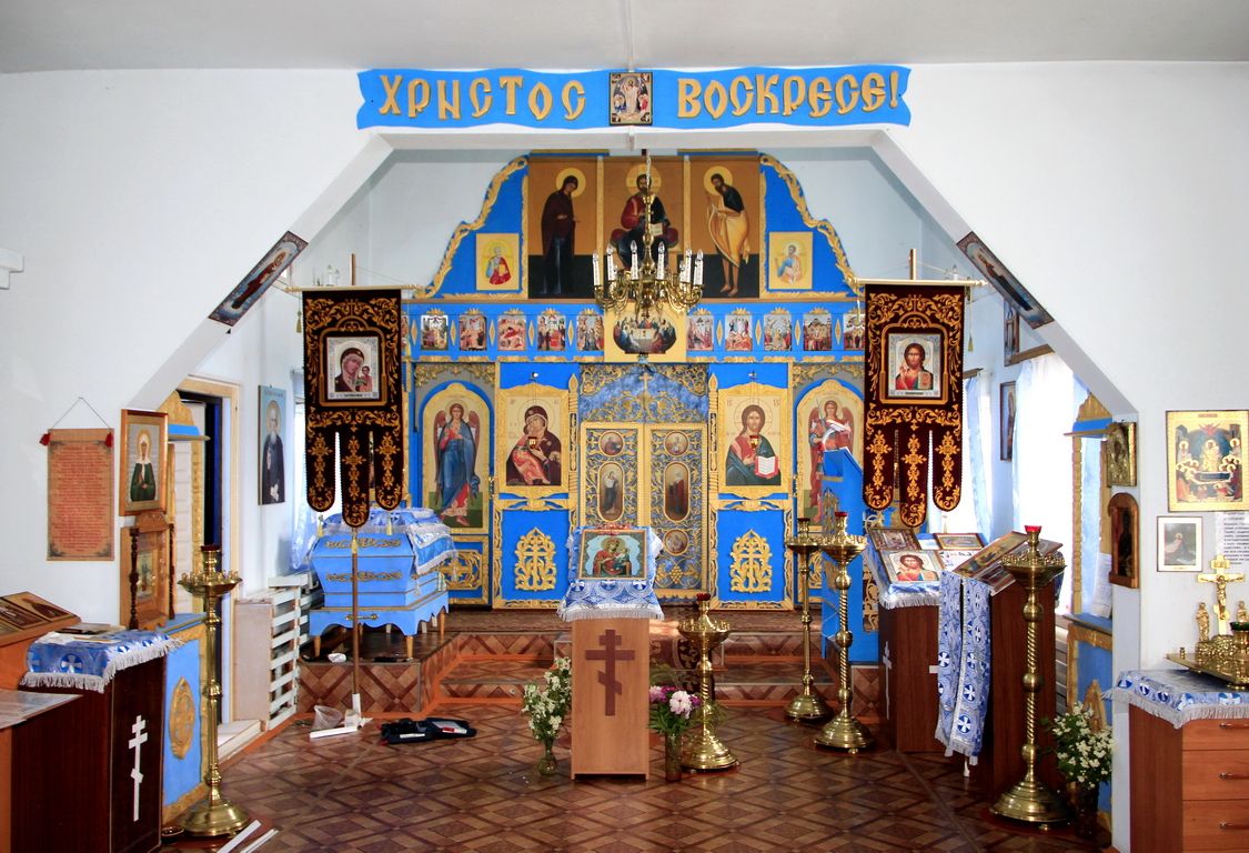 Церковь Иверской иконы Божией Матери, Рочегда (Виноградовский район, Архангельская область). интерьер и убранство