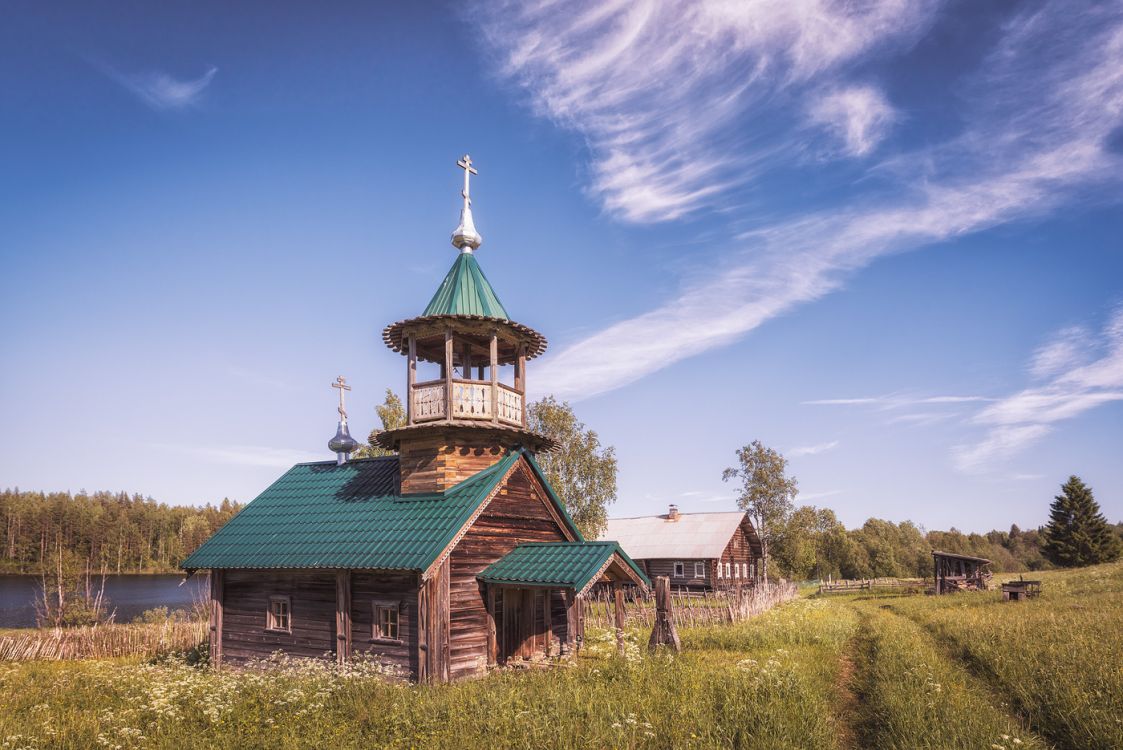 Часовня Георгия Победоносца, Мунозеро (Медвежьегорский район, Республика Карелия). художественные фотографии