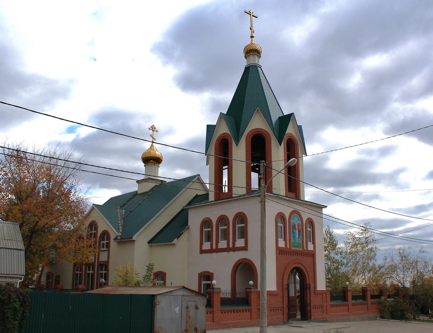 Самара. Церковь Николая Чудотворца. общий вид в ландшафте, Вид сверху с улицы Карбышева