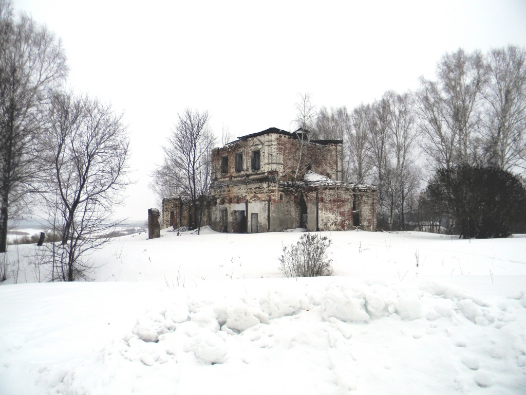 Церковь Преображения Господня, Меховицы (Савинский район, Ивановская область). общий вид в ландшафте