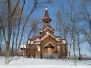 Церковь Успения Пресвятой Богородицы в парке "Дружба", Вид на церковь с улицы Гагарина<br>, Самара, Самара, город, Самарская область