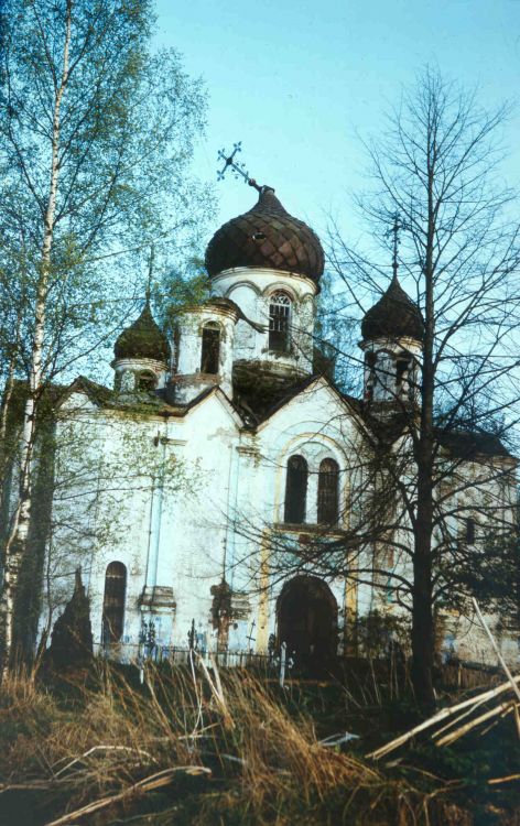 Еськи. Церковь Владимира равноапостольного. фасады, фото 1994