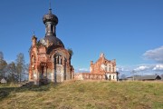 Храмовый комплекс Вытегорского погоста, Общий вид ансамбля с юго-запада<br>, Анхимово, Вытегорский район, Вологодская область