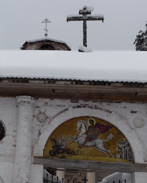 Церковь Георгия Победоносца, Юрьево (Петрово) (Окуловский район, Новгородская область). архитектурные детали