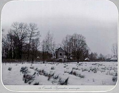 Чижевщина. Церковь Владимира равноапостольного. архивная фотография, Остатки Крупчицкого монастыря. «Альбом Суворовских полей сражений. 1900 г.» http://andcvet.narod.ru/V_R.html, http://andcvet.narod.ru/1770/SU.html и http://andcvet.narod.ru/1770/sam.html, http://andcvet.narod.ru/1770/asd13.html 