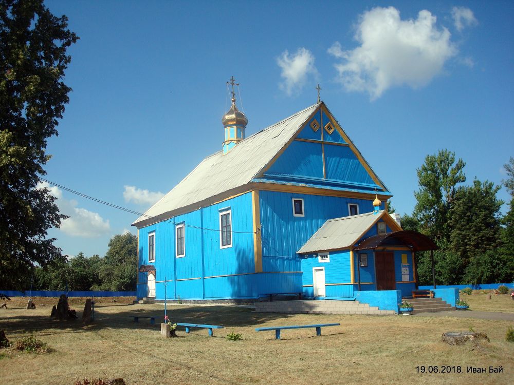 Дмитровичи. Церковь Спаса Преображения. фасады