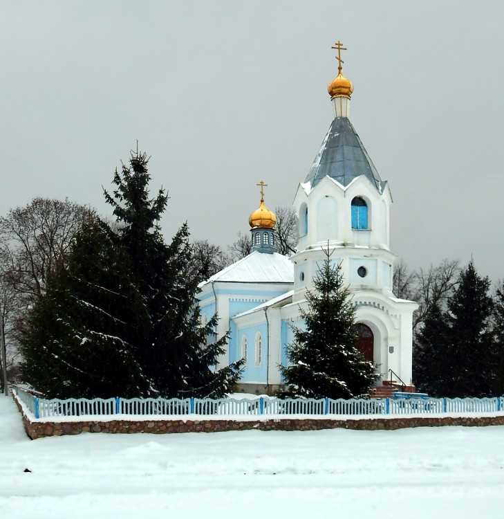 Речица. Церковь Успения Пресвятой Богородицы. фасады