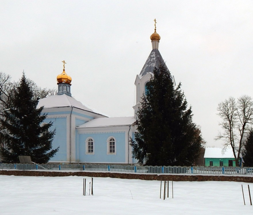 Речица. Церковь Успения Пресвятой Богородицы. фасады