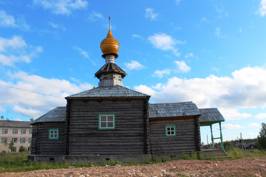 Светлый. Церковь Антония Сийского. общий вид в ландшафте, Вид с севера