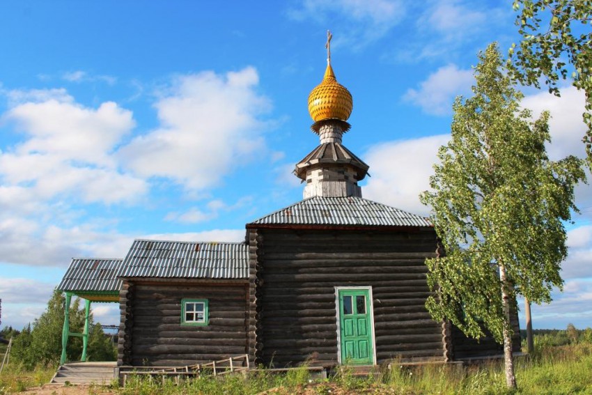 Светлый. Церковь Антония Сийского. общий вид в ландшафте, Вид с юга