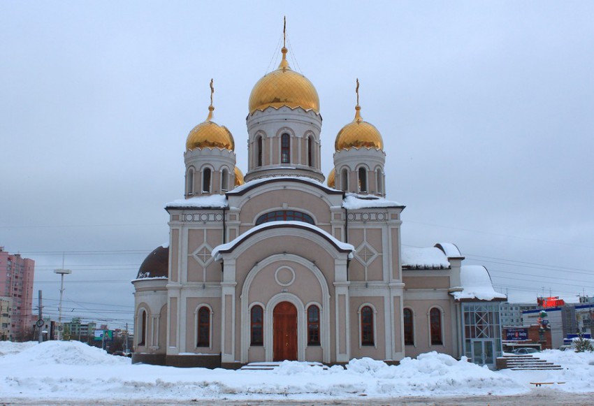 Самара. Церковь Благовещения Пресвятой Богородицы на Ипподроме. фасады