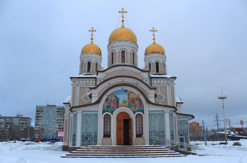 Самара. Церковь Благовещения Пресвятой Богородицы на Ипподроме. фасады