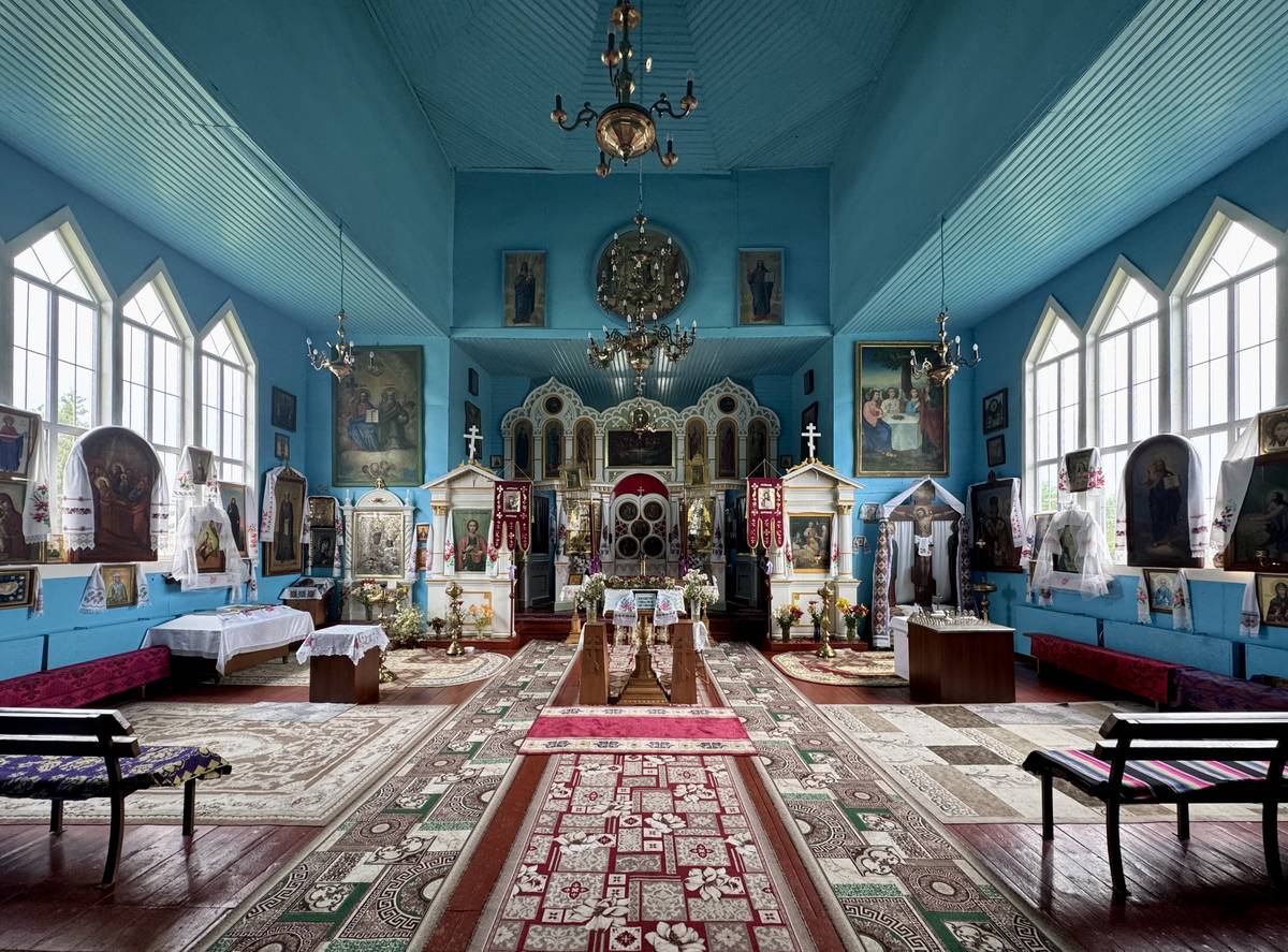 Интерьер, общий вид, интерьер и убранство. Церковь Рождества Пресвятой Богородицы, Лысково (Пружанский район, Беларусь, Брестская область)