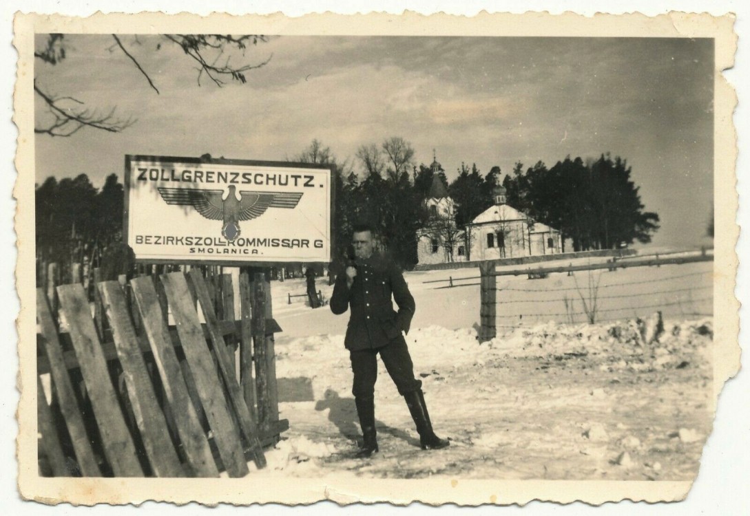 Смоляница. Церковь Николая Чудотворца. архивная фотография, Фото 1942 г. с аукциона e-bay.de