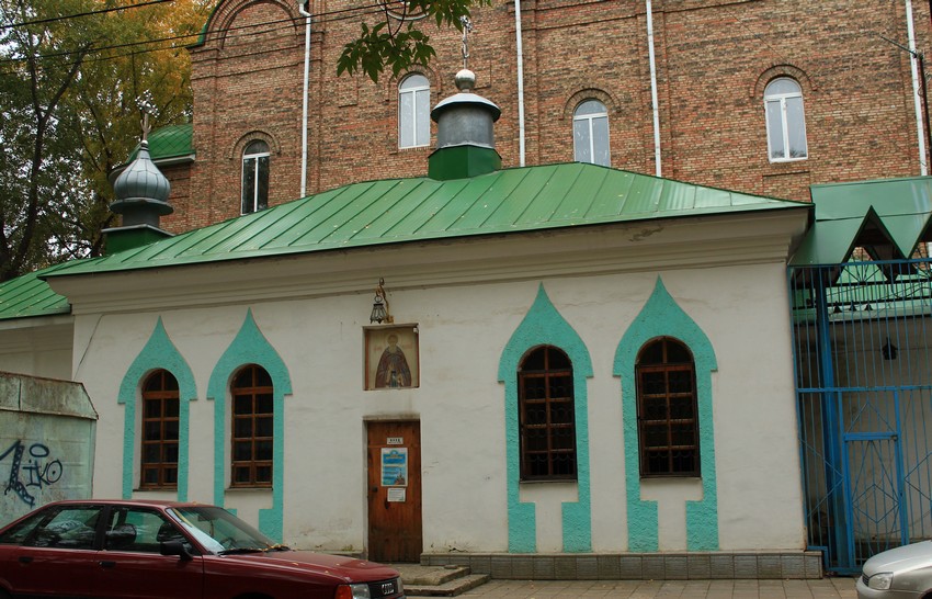 Самара. Церковь Троицы Живоначальной и Сергия Радонежского. фасады, Старая часть храма, северная сторона