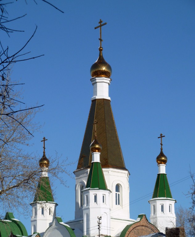 Самара. Церковь Троицы Живоначальной и Сергия Радонежского. фасады, Завершение Троице-Сергиева  храма 