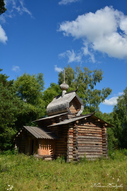 Церковь Спиридона Тримифунтского, Введенское-Борисовка, урочище (Троицкий административный округ (ТАО), г. Москва). общий вид в ландшафте