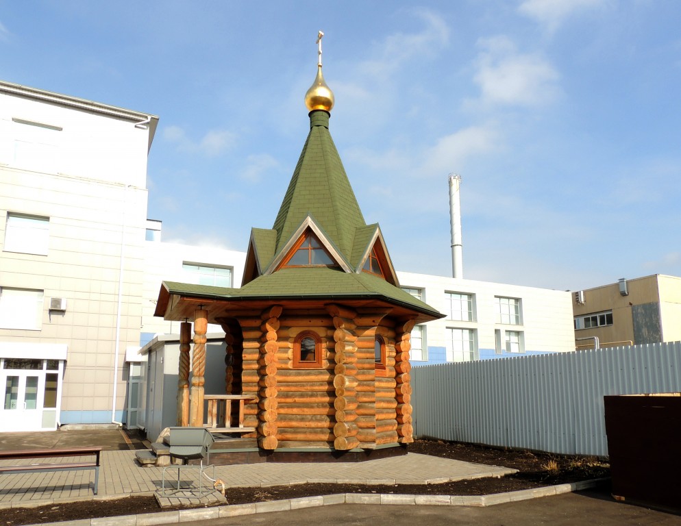 Часовня Серафима Саровского при ОАО Экспостроймаш, Москворечье-Сабурово (Южный административный округ (ЮАО), г. Москва). фасады
