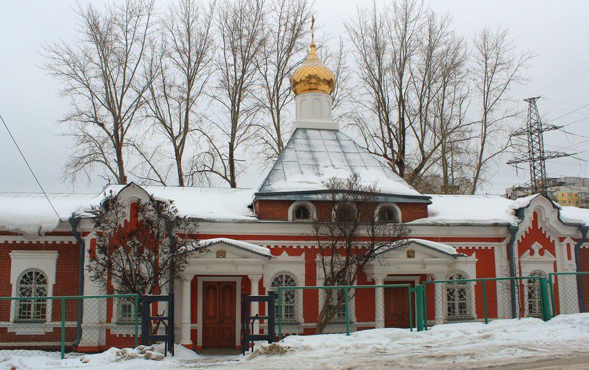 Церковь Иоанна Предтечи в бывшем Загородном архиерейском скиту, Самара (Самара, город, Самарская область). архитектурные детали, Южный фасад по улице Ново-Вокзальной