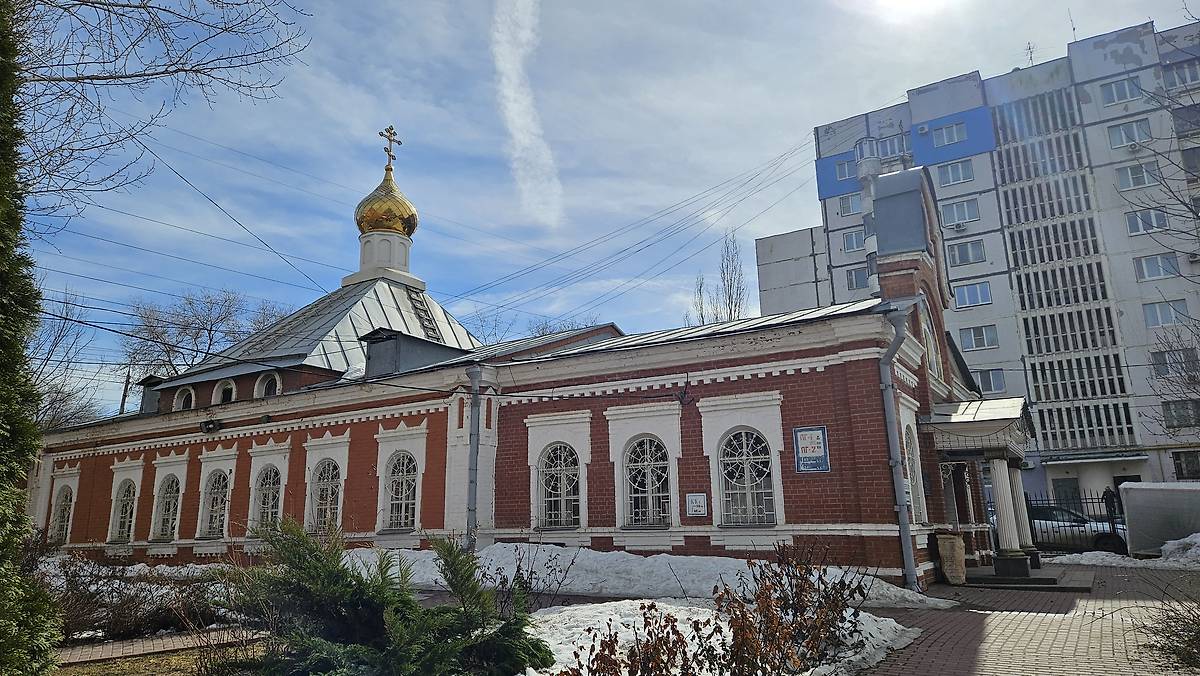 общий вид в ландшафте. Церковь Иоанна Предтечи в бывшем Загородном архиерейском скиту, Самара (Самара, город, Самарская область)