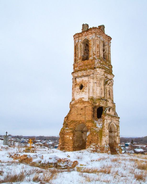 Качалинская. Церковь Троицы Живоначальной. фасады