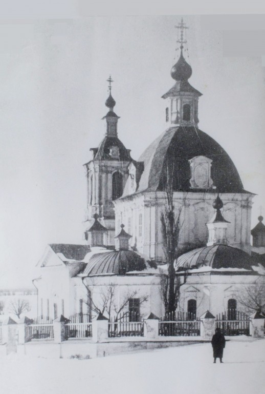 Качалинская. Церковь Троицы Живоначальной. архивная фотография