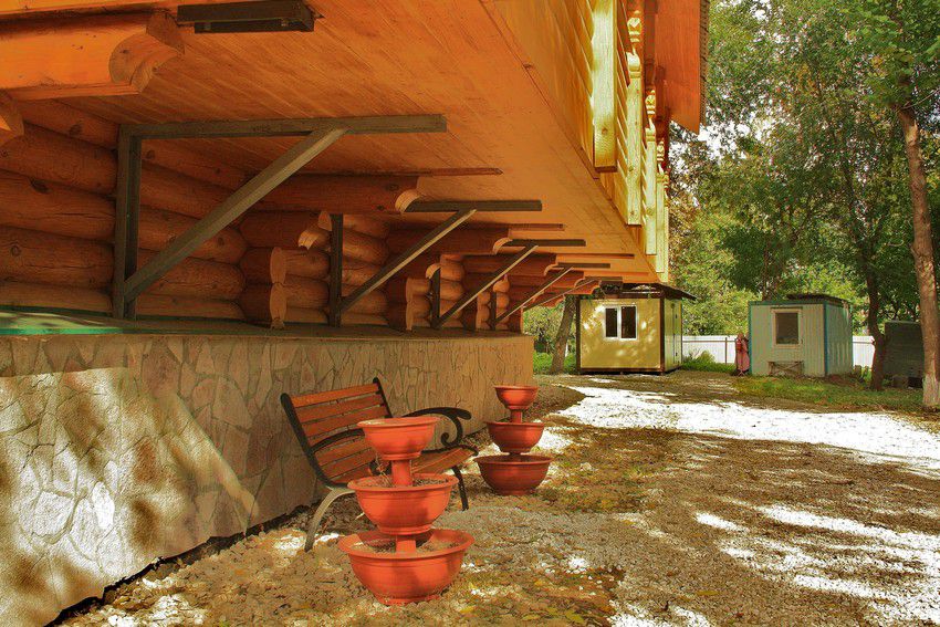 Церковь Иоакима и Анны на Стара-Загоре, Самара (Самара, город, Самарская область). архитектурные детали, Южная сторона гульбища церкви