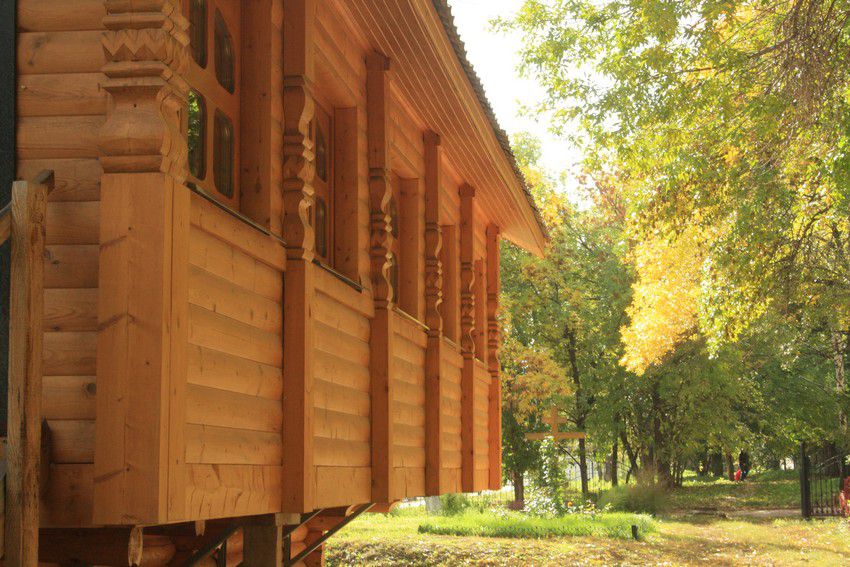 Самара. Церковь Иоакима и Анны на Стара-Загоре. архитектурные детали, Северная сторона гульбища