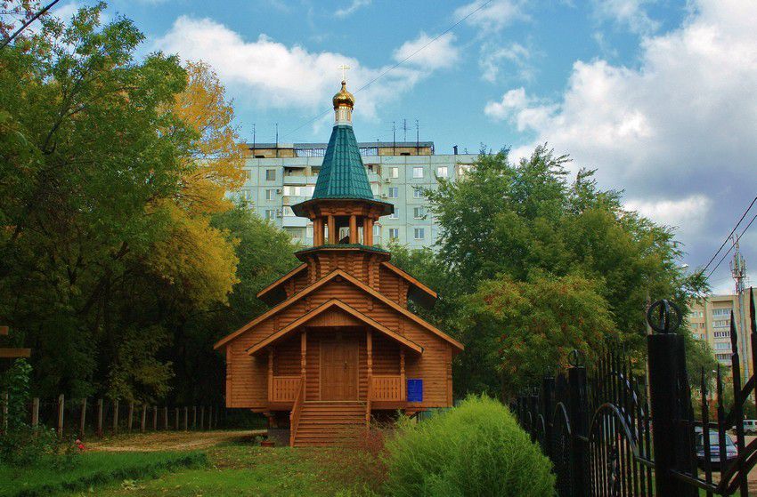 Самара. Церковь Иоакима и Анны на Стара-Загоре. общий вид в ландшафте