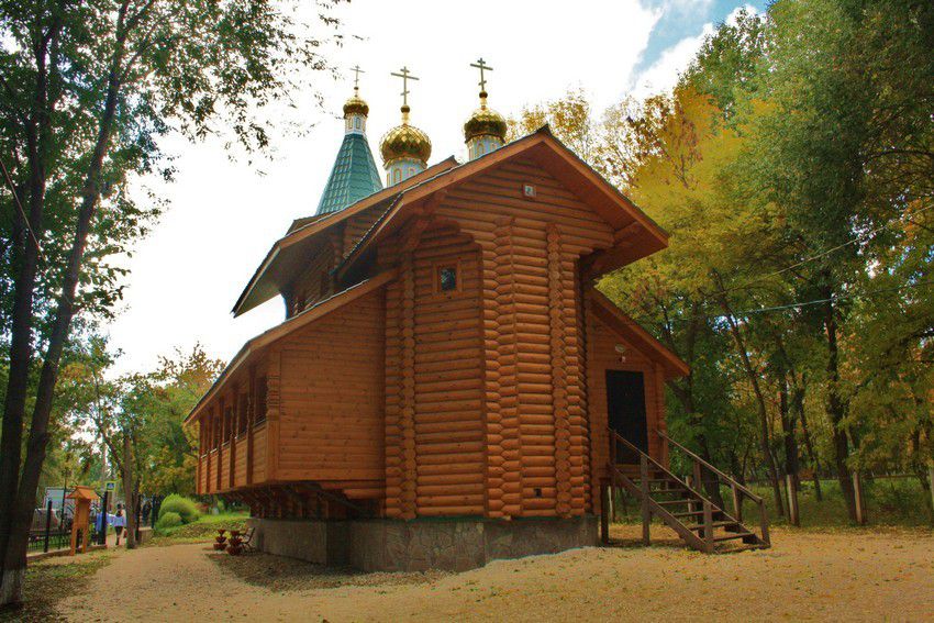 Церковь Иоакима и Анны на Стара-Загоре, Самара (Самара, город, Самарская область). общий вид в ландшафте