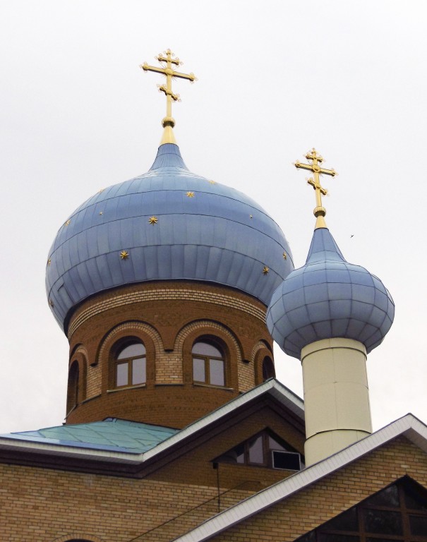 Церковь Казанской иконы Божией Матери, Мехзавод (Самара, город, Самарская область). архитектурные детали, Купола храма