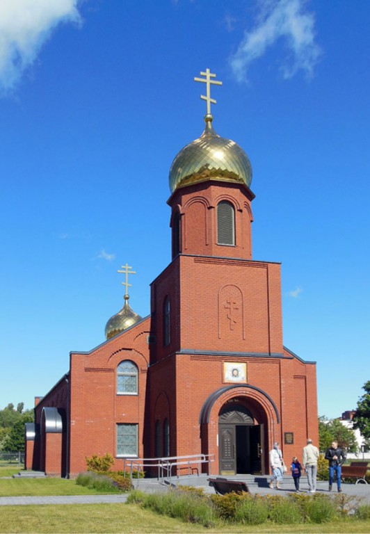 Клайпеда. Старообрядческая моленная Успения Пресвятой Богородицы и Михаила Архангела. фасады, Западный фасад моленной