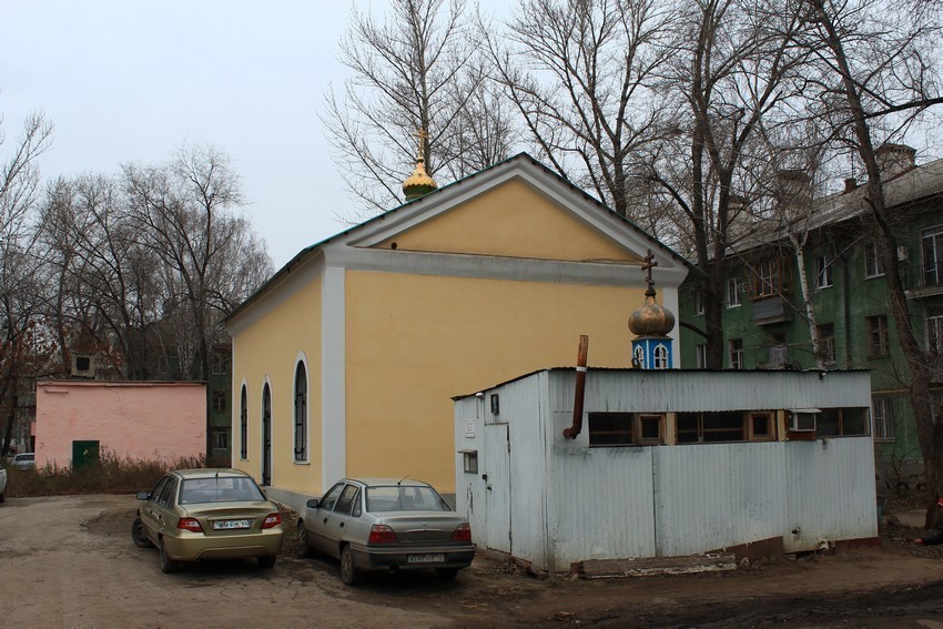 Церковь Силуана Афонского на Безымянке, Самара (Самара, город, Самарская область). общий вид в ландшафте