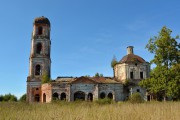 Церковь Казанской иконы Божией Матери, Вид на храм с юга<br>, Русское-Кошево, урочище, Краснохолмский район, Тверская область