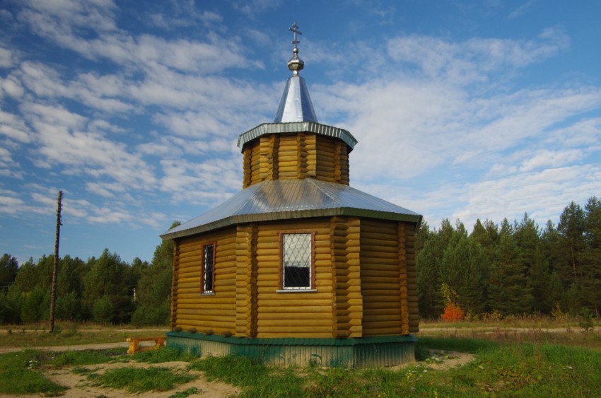 Марьина. Часовня Михаила Архангела. общий вид в ландшафте