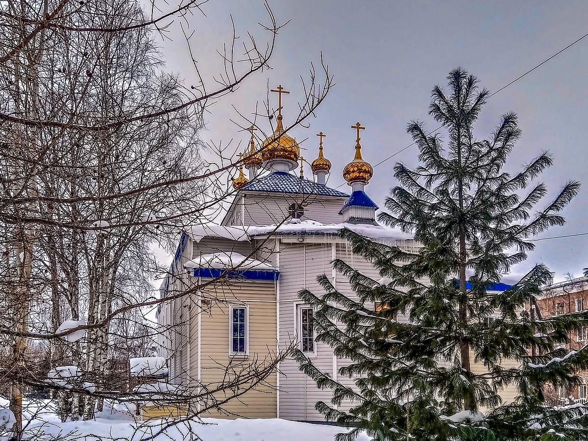 художественные фотографии. Церковь Николая Чудотворца, Северодвинск (Северодвинск, город, Архангельская область)