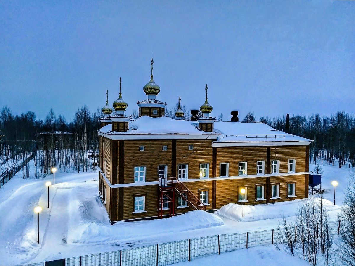 Талажский Авиагородок. Церковь Варвары великомученицы. фасады