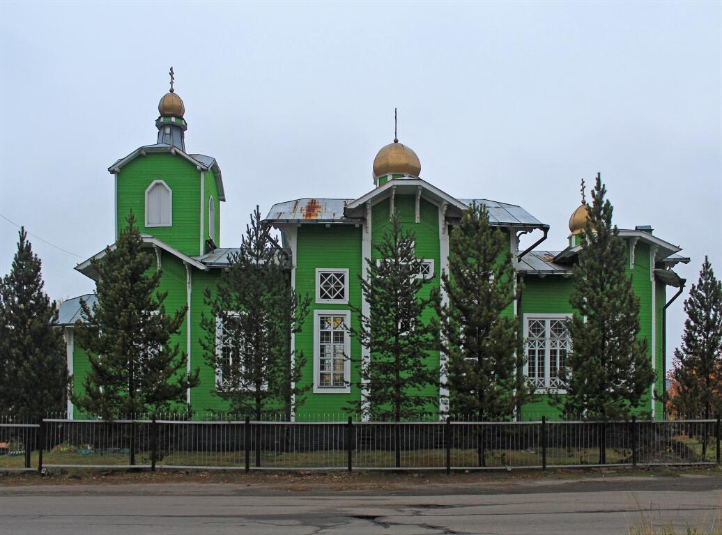 Исакогорка. Церковь Сергия Радонежского. фасады, Южный фасад