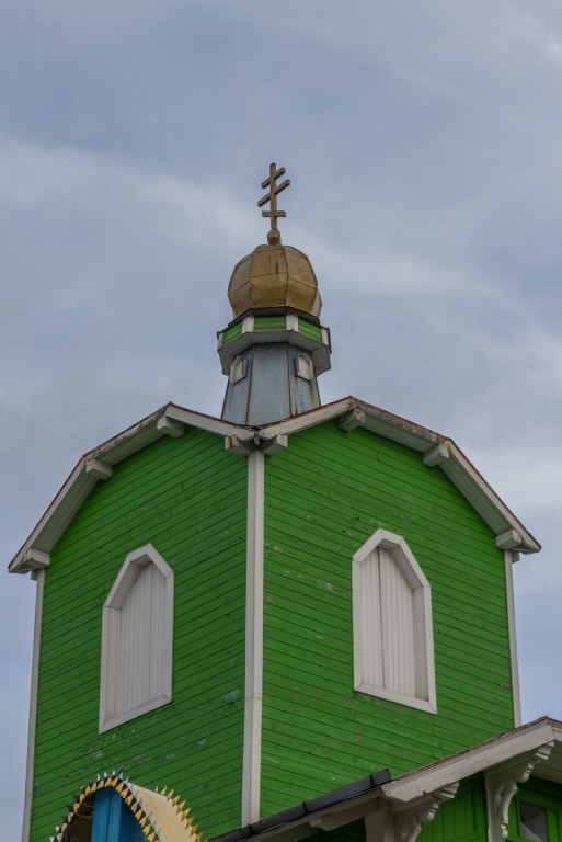 Церковь Сергия Радонежского, Исакогорка (Архангельск, город, Архангельская область). архитектурные детали, Завершение колокольни