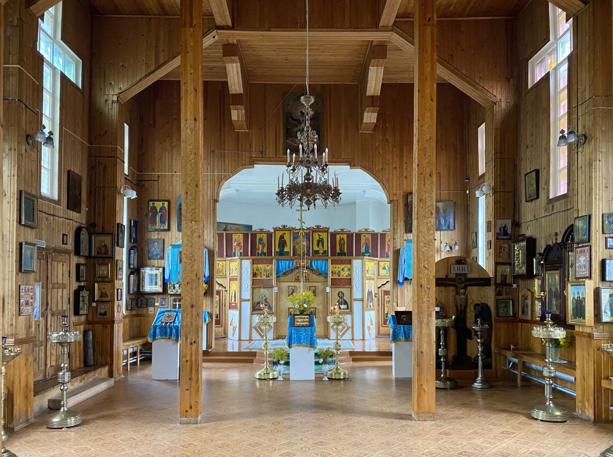 Церковь Сергия Радонежского, Исакогорка (Архангельск, город, Архангельская область). интерьер и убранство, Интерьер