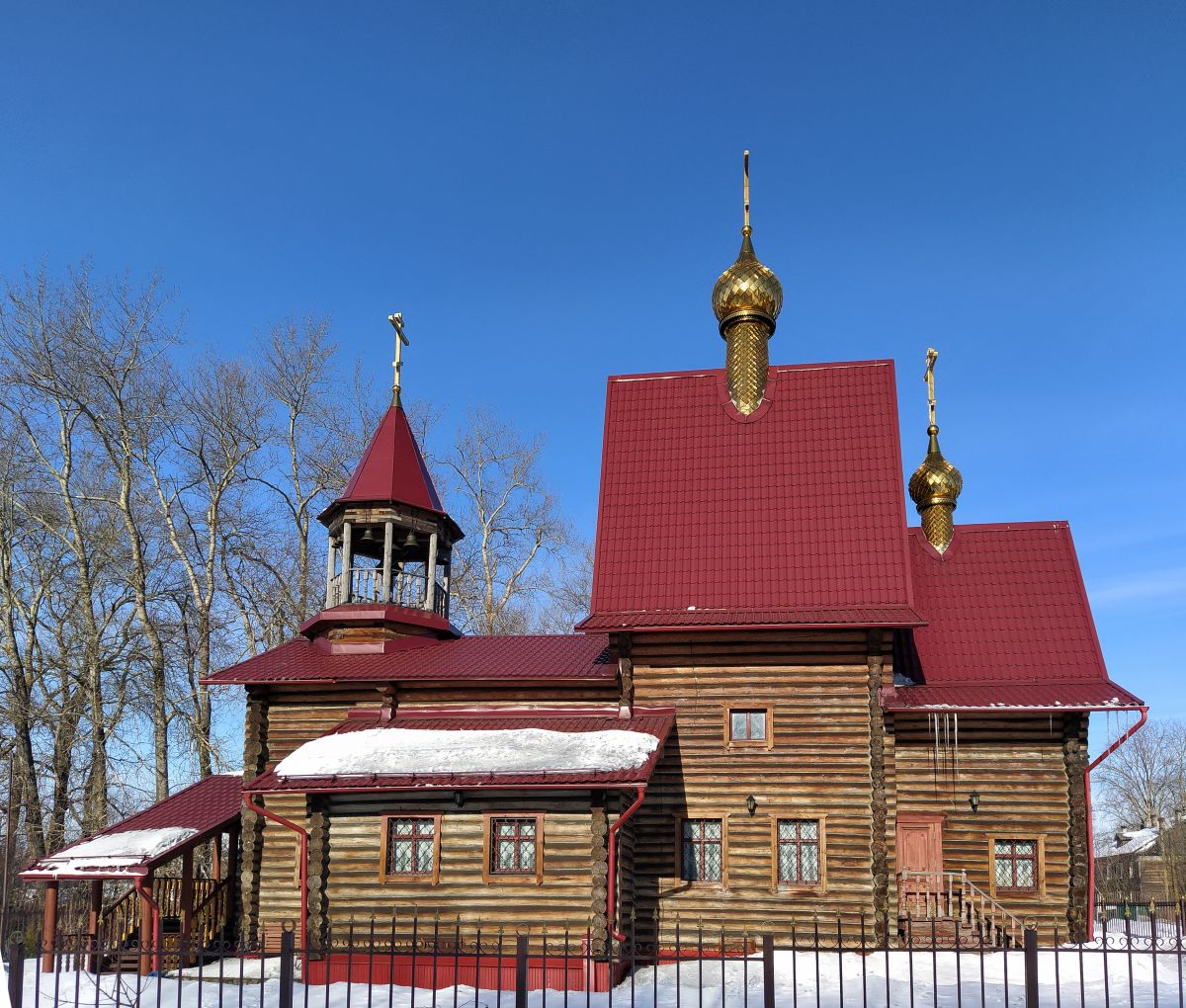 Кегостров. Церковь Илии Пророка (новая). фасады