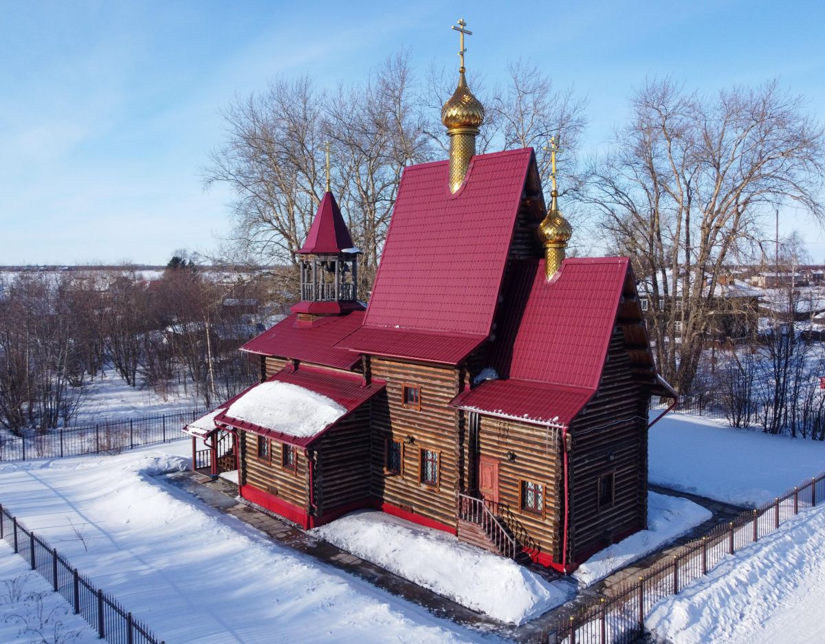 Церковь Илии Пророка (новая), Кегостров (Архангельск, город, Архангельская область). фасады