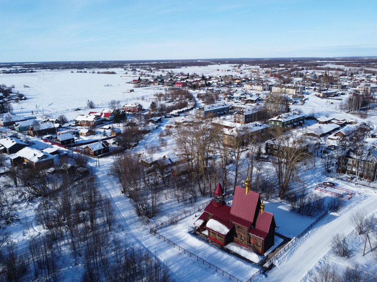 Кегостров. Церковь Илии Пророка (новая). фасады