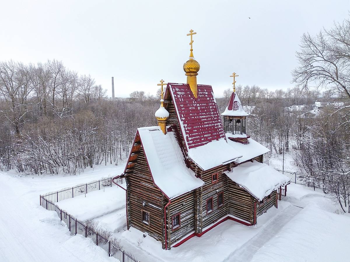 фасады. Церковь Илии Пророка (новая), Кегостров (Архангельск, город, Архангельская область)