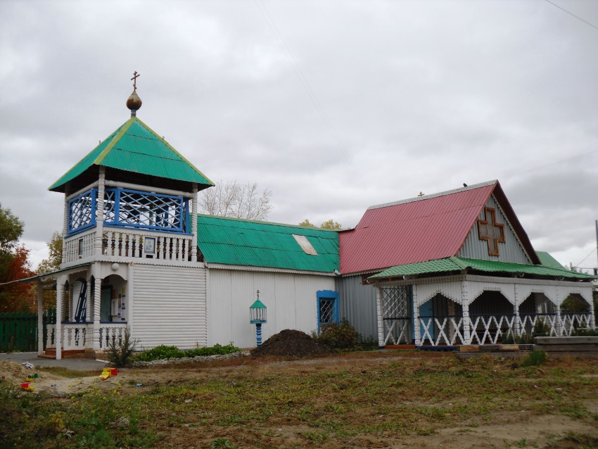 Церковь Кирилла и Мефодия (временная), Курган (Курган, город, Курганская область). общий вид в ландшафте