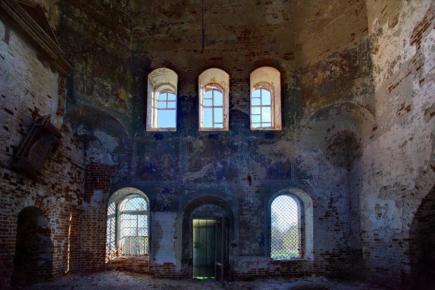 Церковь Троицы Живоначальной, Спас-Шелутино (Палехский район, Ивановская область). интерьер и убранство